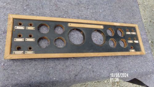 Vintage Marine Wooden Rectangular Dash Board w/wood trim no gauges, US $72.00, image 2
