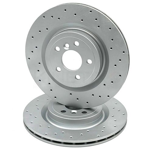 FOR JAGUAR XE 2.0T 200 R SPORT REAR DRILLED BRAKE DISCS MINTEX PADS SENSOR 325mm, US $, image 3