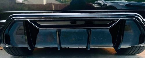 BMW M550 M Competition Style Gloss Black Rear Bumper Diffuser (Fits OEM EXHAUST), US $125.00, image 2