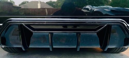 BMW M550 M Competition Style Gloss Black Rear Bumper Diffuser (Fits OEM EXHAUST), US $125.00, image 3