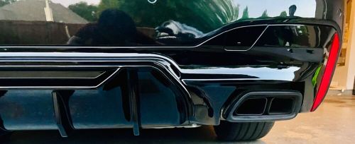 BMW M550 M Competition Style Gloss Black Rear Bumper Diffuser (Fits OEM EXHAUST), US $125.00, image 5