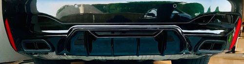 BMW M550 M Competition Style Gloss Black Rear Bumper Diffuser (Fits OEM EXHAUST), US $125.00, image 6