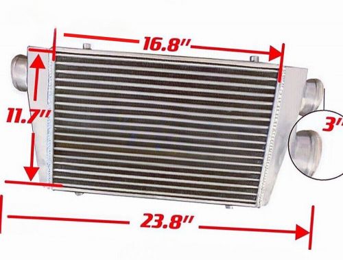 Aluminum Turbo Front Mount Universal Intercooler 23.8*13*3.3"Tube & Fin, US $89.99, image 9