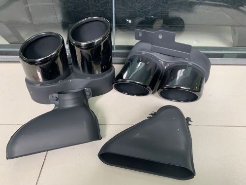 For Audi A7 Quattro Sportback PP Rear Bumper Diffuser W/ Black Exhaust Tips Body, US $475.00, image 3