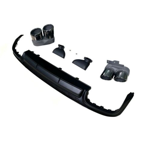 For Audi A7 Quattro Sportback PP Rear Bumper Diffuser W/ Black Exhaust Tips Body, US $475.00, image 15