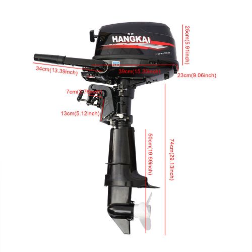 2/4 Stroke Outboard Motor Fishing Boat Engine Air /water-cooling System CDI, US $198.13, image 53