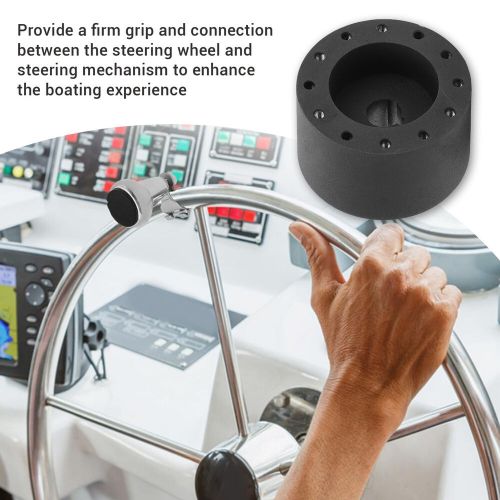 New Boat Steering Wheel 6 Hole Hub Adapter 3/4 Inch Keyway Metal Strong, US $35.25, image 5