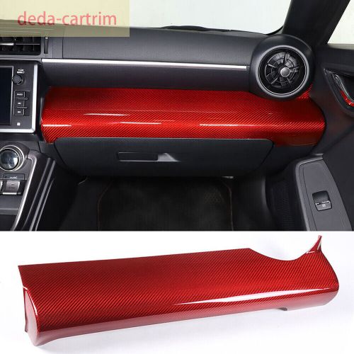 Red Carbon Fiber Center Console Dashboard Trim For Toyot@ 86 /Subaru BRZ 2022-23, US $247.25, image 4
