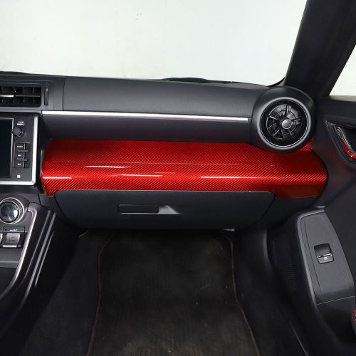 Red Carbon Fiber Center Console Dashboard Trim For Toyot@ 86 /Subaru BRZ 2022-23, US $247.25, image 5