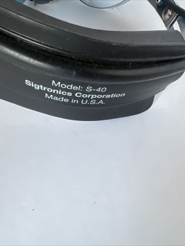 Sigtronics Model S-40 Aviation Pilots Noise Attenuating Headset Blue, US $19.99, image 3