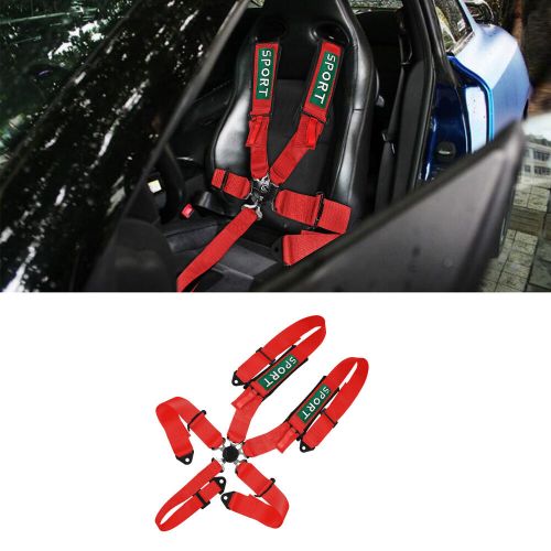 1PCS 5 Point Racing Harness Camlock Quick Release Safety Seat Belt ATV UTV Red, US $59.99, image 3