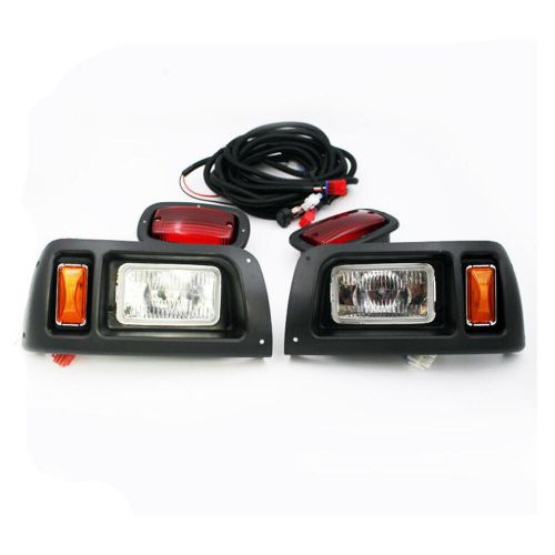 For Club Car DS 1982 and UP Red & Amber Light Kit Headlight Tail Light Halogen, US $78.49, image 2