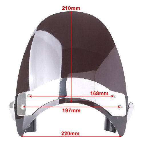 Motorcycle Front Windshield Windscreen Fit Harley Softail Breakout 2013-2017, US $, image 5