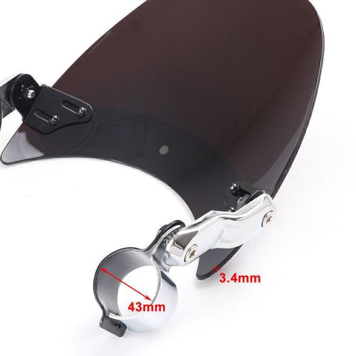 Motorcycle Front Windshield Windscreen Fit Harley Softail Breakout 2013-2017, US $, image 6