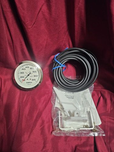 NEW Sierra Teleflex Marine Lido Veethree 59713F 3" 65 MPH Boat Speedometer Gauge, US $40.00, image 2