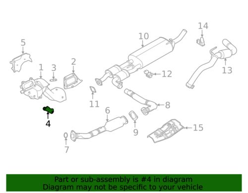 Genuine Nissan Pre-Converter Lower Bracket 20817-9BT0B, US $22.93, image 2
