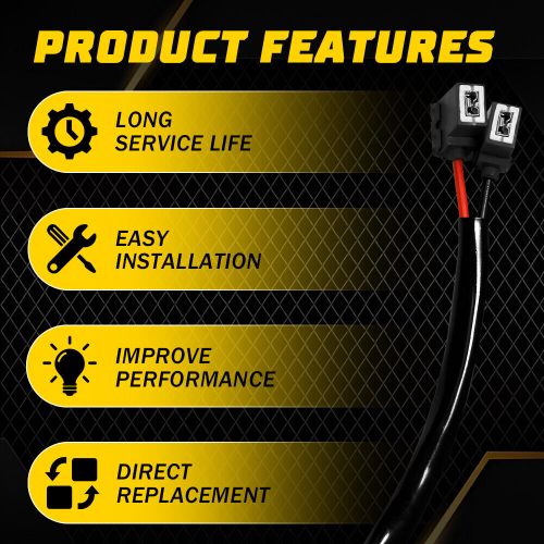 H11 to H1 Conversion Wire Two Harness Head Light Hi/ Lo Beam Adapter Socket Plug, US $10.99, image 3