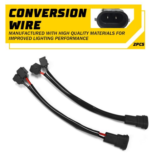 H11 to H1 Conversion Wire Two Harness Head Light Hi/ Lo Beam Adapter Socket Plug, US $10.99, image 4