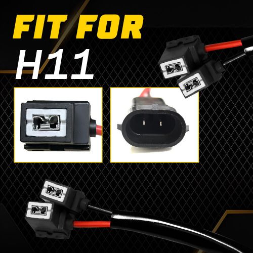 H11 to H1 Conversion Wire Two Harness Head Light Hi/ Lo Beam Adapter Socket Plug, US $10.99, image 8