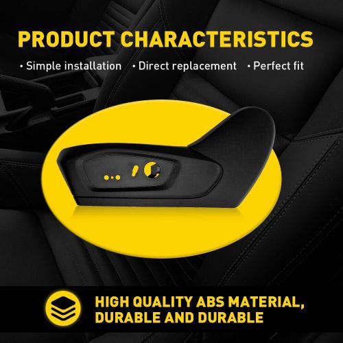 For 2020-2023 Explorer Front LH Seat Trim Panel Shield Black Driver Side Left B, US $59.99, image 9