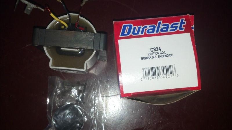 Duralast c834 gm pickup truck van car suv hei distributor ignition coil pack new