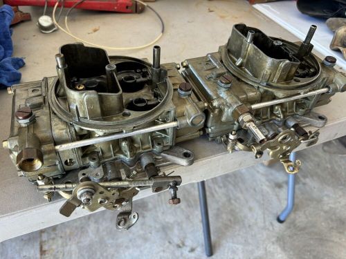 (2) Holley 450 CFM Dual Quad Carburetors Mechanical Secondary 4 Barrel PAIR 9776, US $699.00, image 5