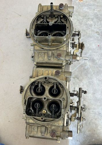 (2) Holley 450 CFM Dual Quad Carburetors Mechanical Secondary 4 Barrel PAIR 9776, US $699.00, image 6