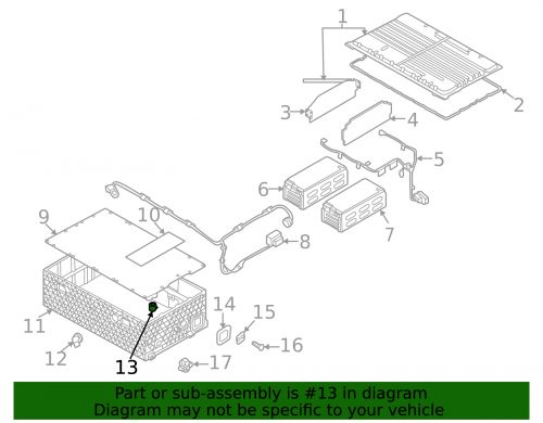 Genuine Audi Cooling Module Connector 4M0-915-641, US $23.18, image 2