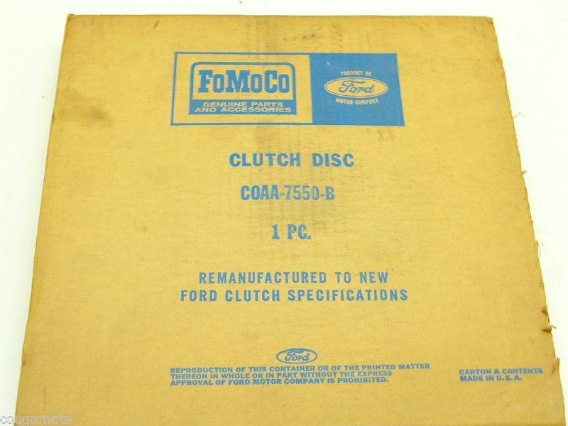 Nos 1960-62 ford 11" clutch disc for 223 engine with heavy duty clutch