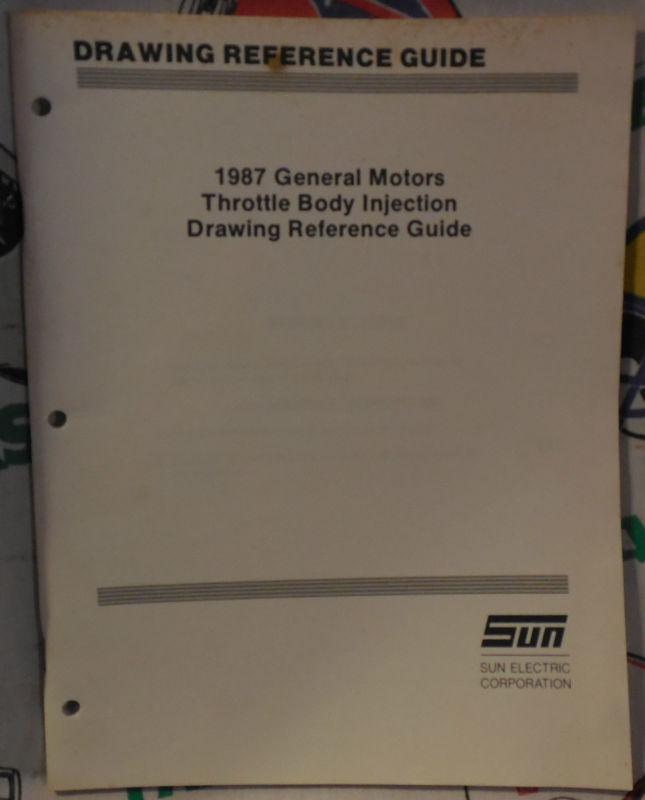 1987,gm,throttle,body,injection,drawing,referance,guide,book,service station