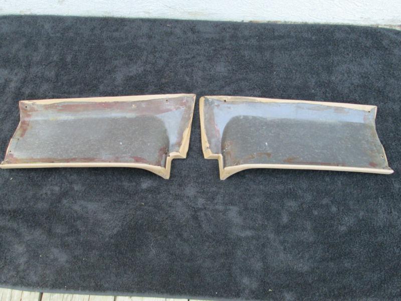 73-77 CORVETTE LH RH MEDIUM SADDLE REAR ROOF HALO PANELS OEM GM C3, US $45.00, image 6