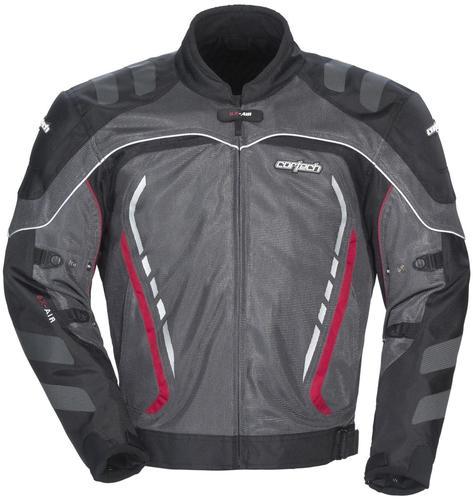 New cortech gx sport air-3 adult textile jacket, gun metal, 3xl/xxxl