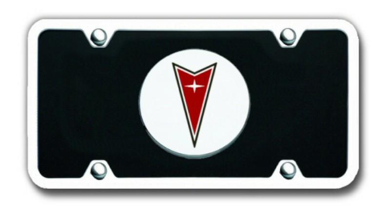 Gm pontiac chrome on black acrylic kit made in usa genuine