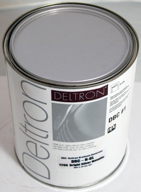 Ppg dbc deltron basecoat bright silver metallic auto paint