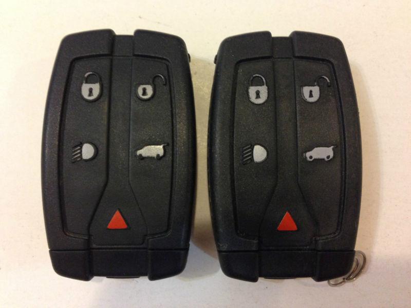 Lot of 2 land rover lr2 08-11 remote oem smart key less entry fob smartkey l/r