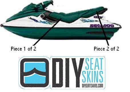 Gts gtx sea doo green seat skin cover 96 97 98 99 00 01 ~free manual available!~