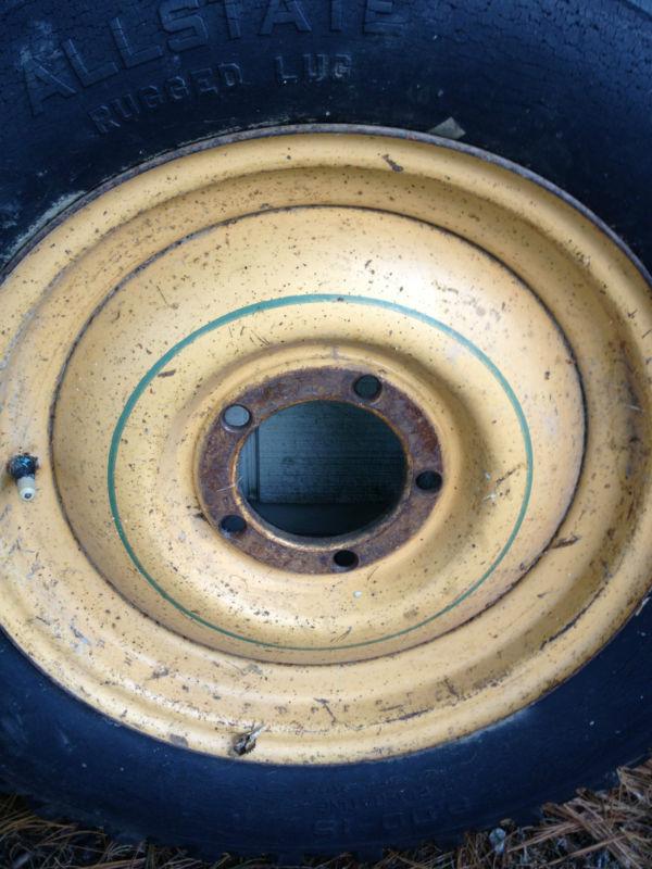 WILLYS CJ2A VEC KELSEY HAYES WHEEL 16X4.5 SOLID DISC ORIGINAL PAINT , US $250.00, image 2