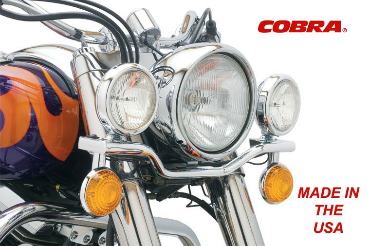 Kawasaki vulcan vn800b 1996-2005 cobra steel lightbar 04-0431a - nib