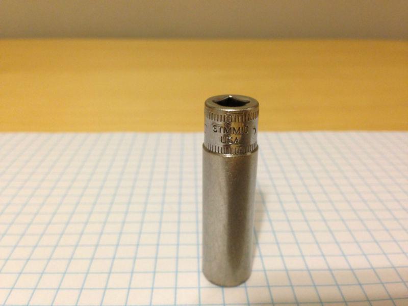 Snap-on 1/4" drive 10mm deep 6 point socket