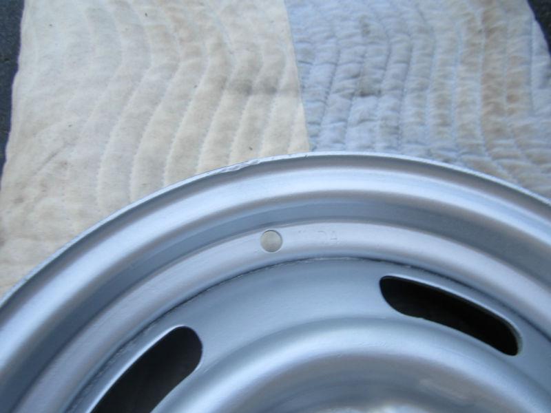 '67 CHEVY CHEVELLE SS CAMARO NOVA RALLY WHEELS 14X5 DA CODE RIMS RARE, US $9.99, image 4