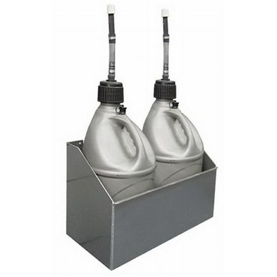 New utility rack for two fuel jugs, mill finish aluminum