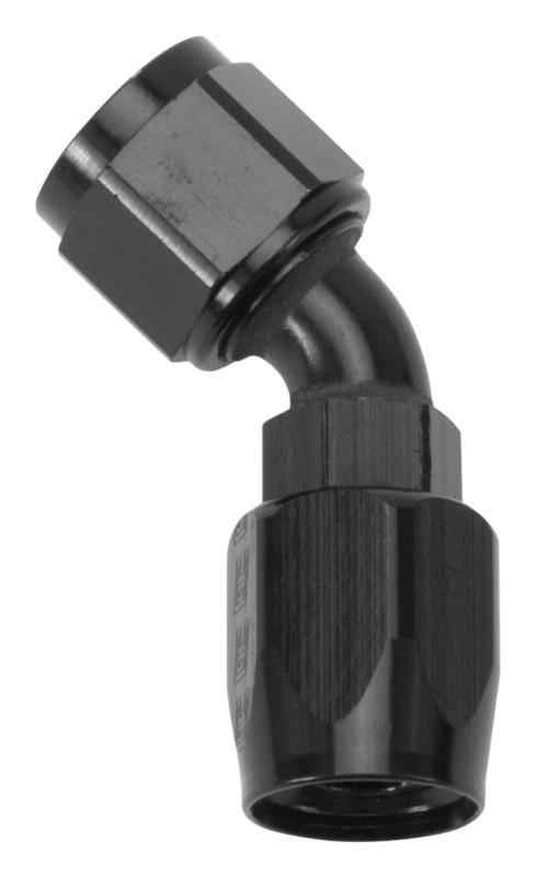 Russell 613095 full flow swivel hose end; 45 deg. end