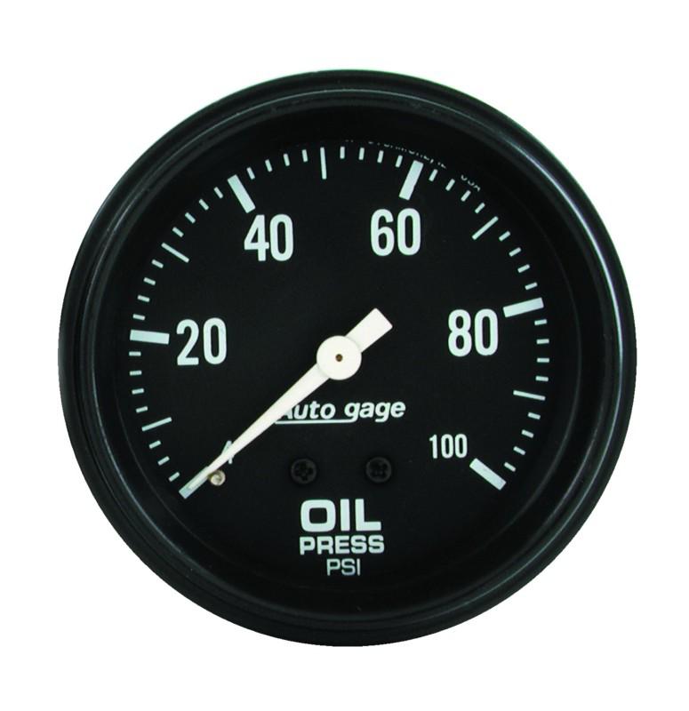 Auto meter 2312 autogage; oil pressure gauge