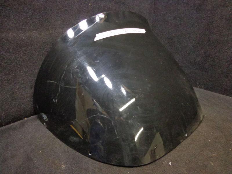 #035ws (20"w x13.5"h x16"d) skeeter windshield black non-transparent plexiglass