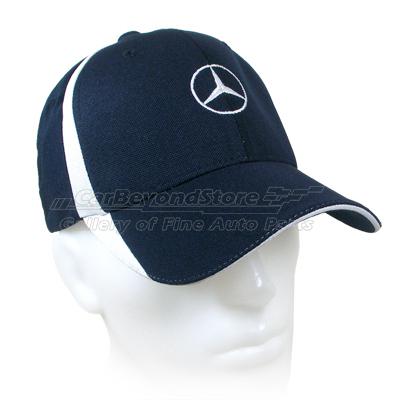 Mercedes-benz navy white flexfit baseball cap, baseball hat, genuine mb item