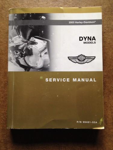 Dyna 2003 harley davidson service manual