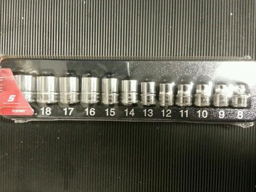 New snap on 3/8 drive socket set 8mm -19mm