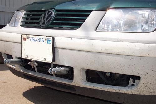 Blue ox bx3819 base plate for volkswagen golf 99-05 tdi