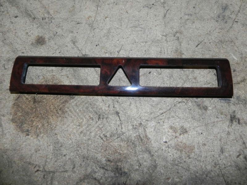 01 02 03 04 05 audi a6 c5 allroad dash center wood grain trim hazard cup oem