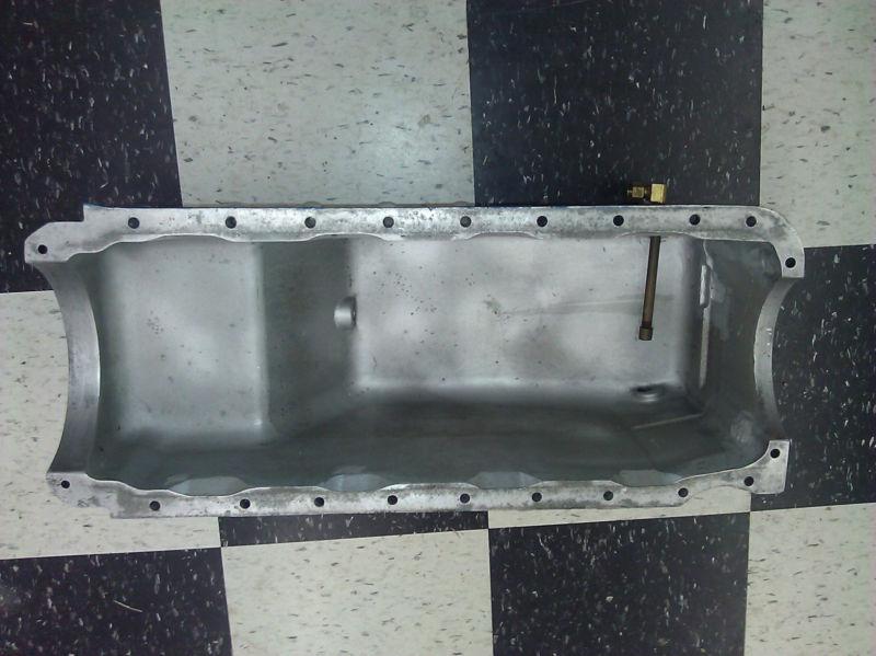 Barr marine aluminum oil pan ,bolts,dipstick and windage